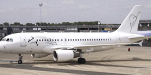 Airbus ACJ319 view for Delaware charter