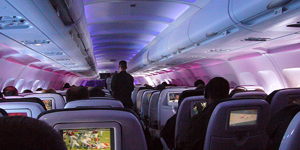 Airbus A320 view for Delaware charter