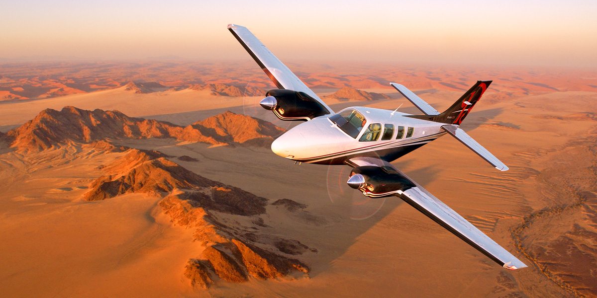 Delaware Beechcraft Baron G58 Charter