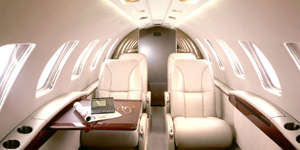 Cessna Citation CJ2 cabin for Delaware charter