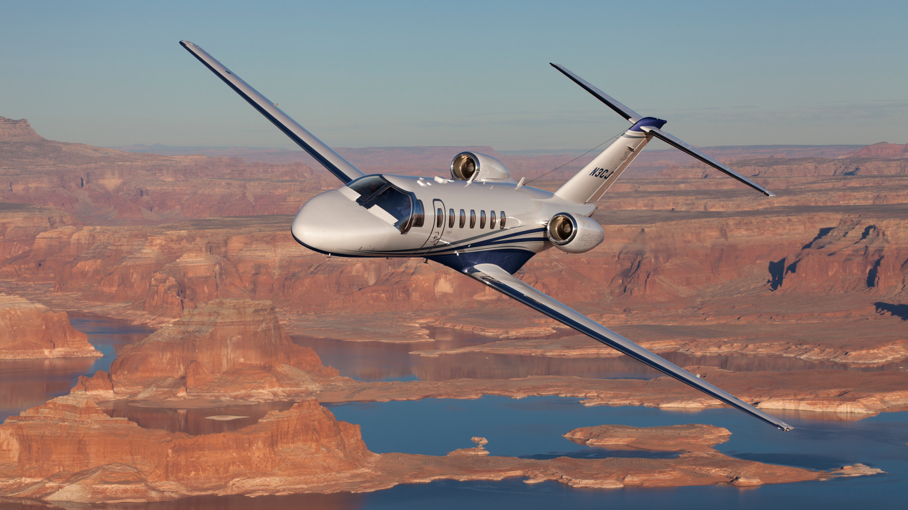Cessna Citation CJ3 view for Delaware charter