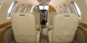 Cessna Citation CJ3 view for Delaware charter