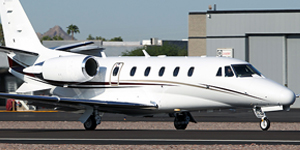 Cessna Citation Excel / XLS view for Delaware charter