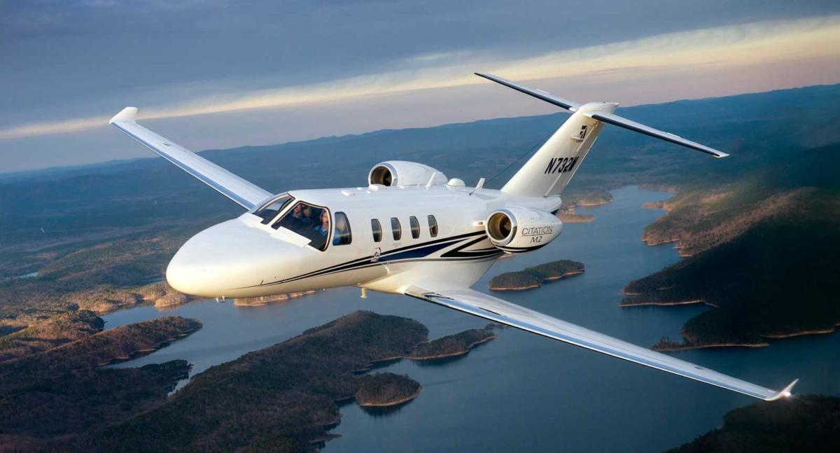 Cessna Citation M2 view for Delaware charter