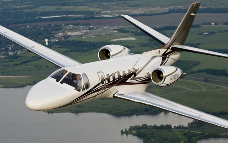 Cessna Citation Encore view for Delaware charter
