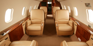 Challenger 300 view for Delaware charter
