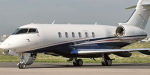 Challenger 300 view for Delaware charter