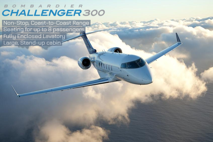 Delaware Bombardier Challenger 300 Charter