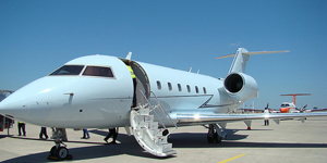 Challenger 601 view for Delaware charter