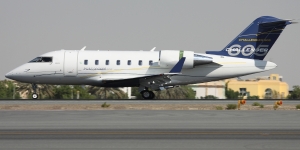 Challenger 605 view for Delaware charter