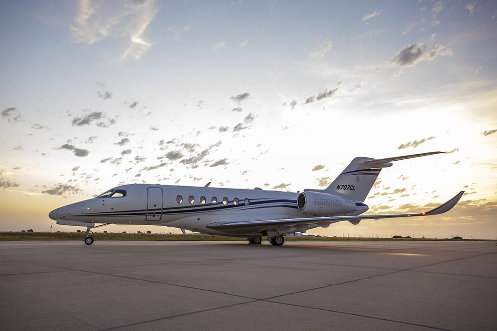 Cessna Citation Longitude exterior for Delaware charter