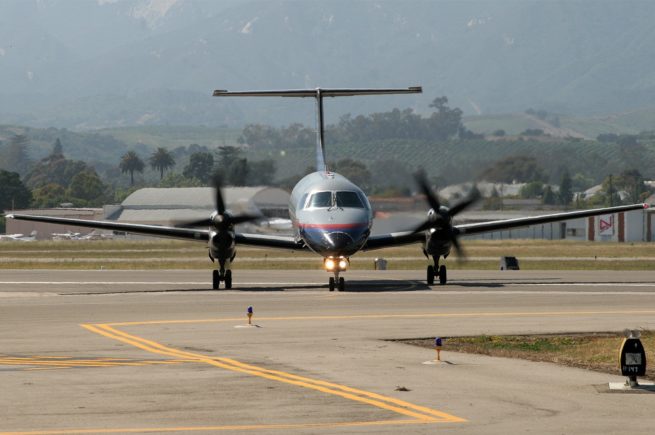 Embraer EMB-120 Brasilia view for Delaware charter