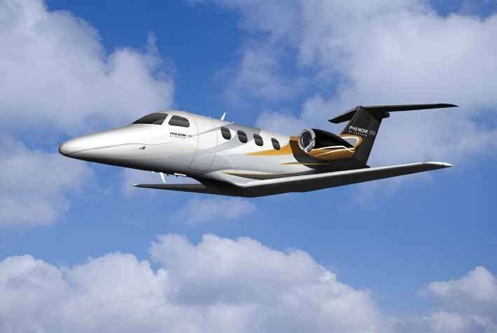 Embraer Phenom 100 view for Delaware charter