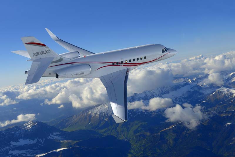 Delaware Dassault Falcon 2000LXS Charter