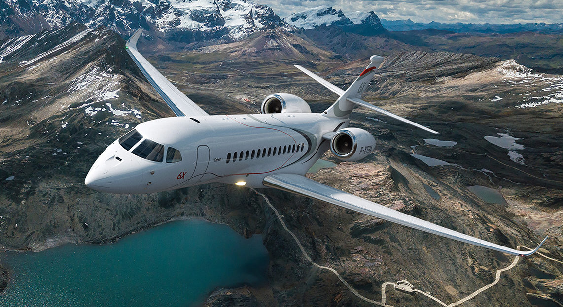 Delaware Dassault Falcon 6X Charter