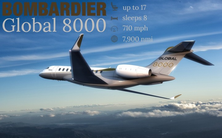 Delaware Bombardier Global 8000 Charter