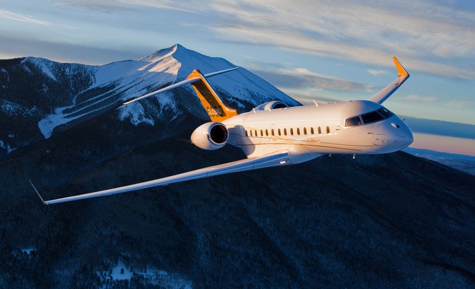 Global Express view for Delaware charter