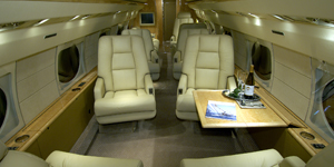 Gulfstream III / G3 cabin for Delaware charter