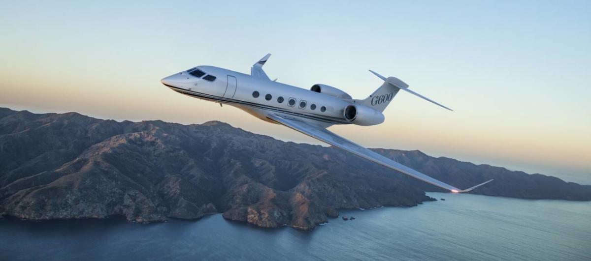 Gulfstream G600 view for Delaware charter