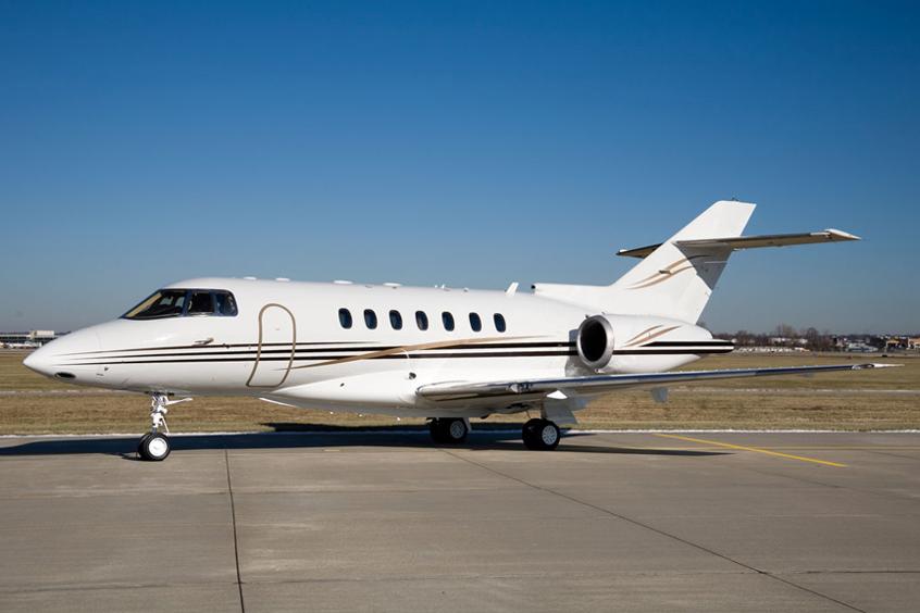 Hawker 1000 view for Delaware charter