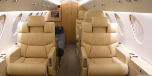 Hawker 1000 view for Delaware charter