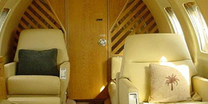 Hawker 750 view for Delaware charter