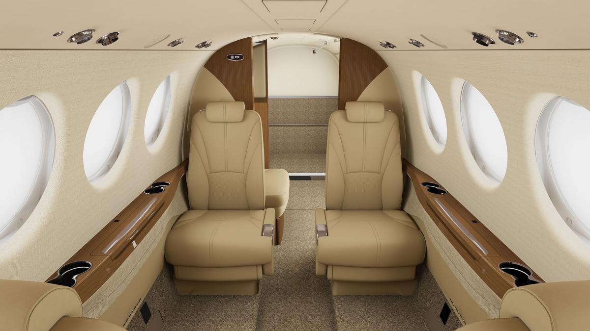 Beechcraft King Air 260 view for Delaware charter