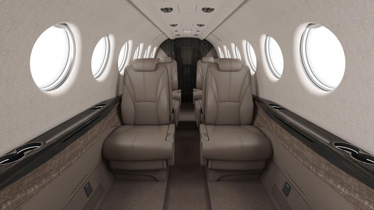Beechcraft King Air 360 view for Delaware charter