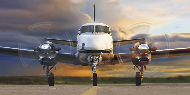 Beechcraft King Air C90GTx view for Delaware charter