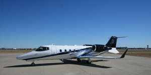 Learjet 60 view for Delaware charter