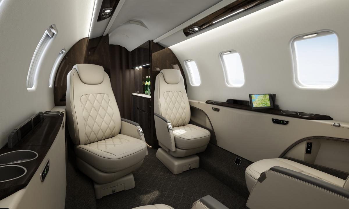 Learjet 75 view for Delaware charter
