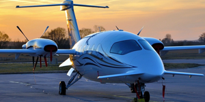 Piaggio Avanti view for Delaware charter