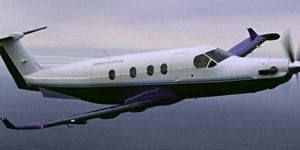 Pilatus PC-12 view for Delaware charter